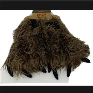 Lazy One Animal Paw Slippers sz. XL Adults